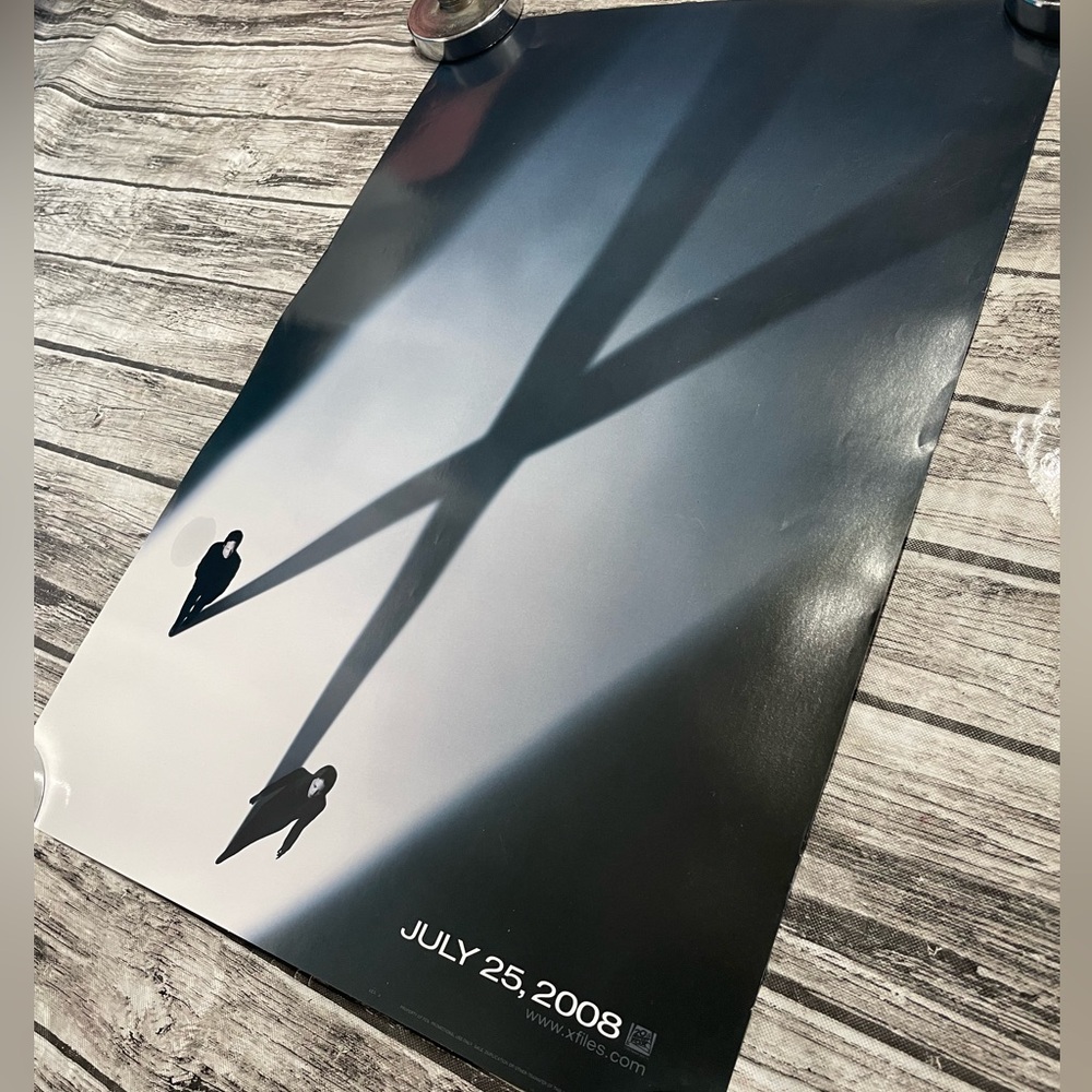 13x20 X Files Movie Poster NEW Old Stock Paranormal SciFi Aliens